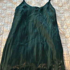 Aritzia Green Slip Dress